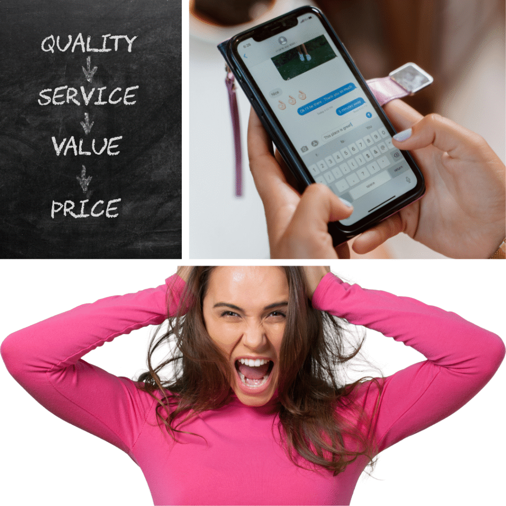 an image of why we built the instant quote calculator - gives value and transparent pricing to customers, no back-and-forth messaging, and hassle-free to book a gutter cleaning service.