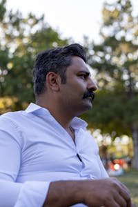 Free stock photo of mature man, outdoor park, tree background